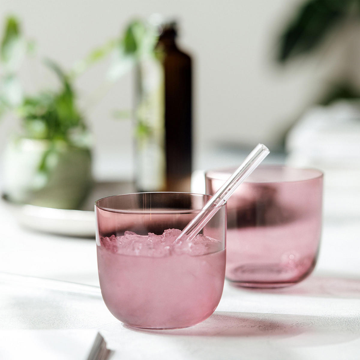 TRINKGLÄSER Like Glass Grape 4er Set - Pink, Glas (0.001L) - like.Villeroy & Boch