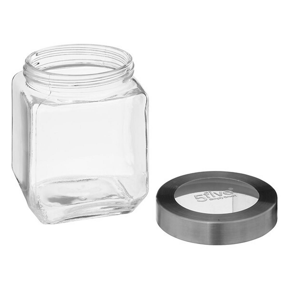 EINMACHGLAS Miro, Glas, Stahl, Acryl, Transparent, 1.2 L - Transparent, Glas (1.2L) - 5five Simply Smart
