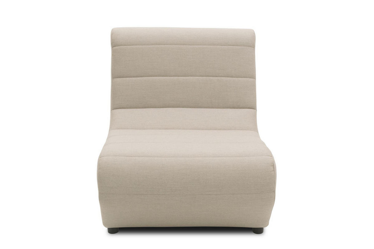 GARTENLOUNGE-SESSEL Boudicca 73x80x102 mit Outdoorbezug in taupe - Taupe, Kunststoff (102/80/73cm) - 58aufmkessel