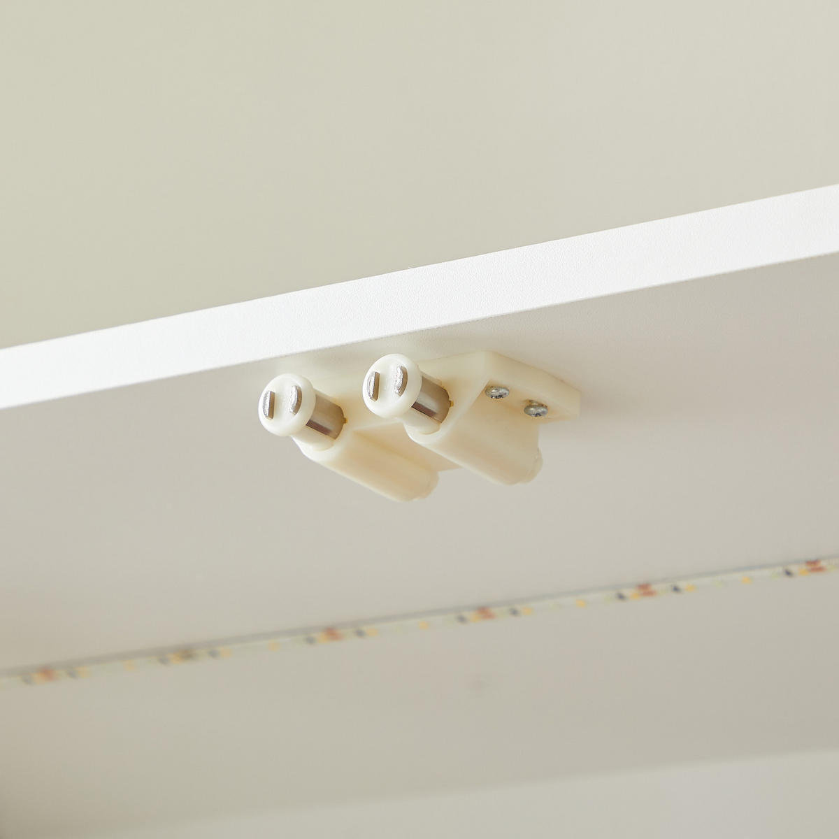 VITRINENSCHRANK mit LED, USB Anschluss und Stauraum Weiß - Weiß, Glas (80/165/35cm) - PARAFTA HOME