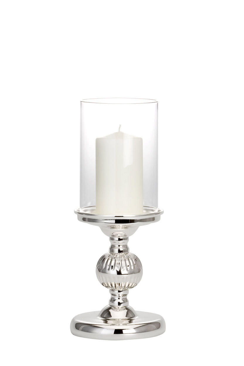 Hermann Bauer jun. Kollektion GmbH Windlicht Silber 12x30x30 cm