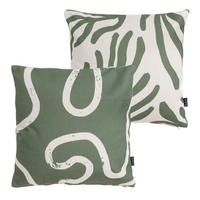 DEKOKISSEN 2er-Set - Grün, Kunststoff (43/43cm) - icon