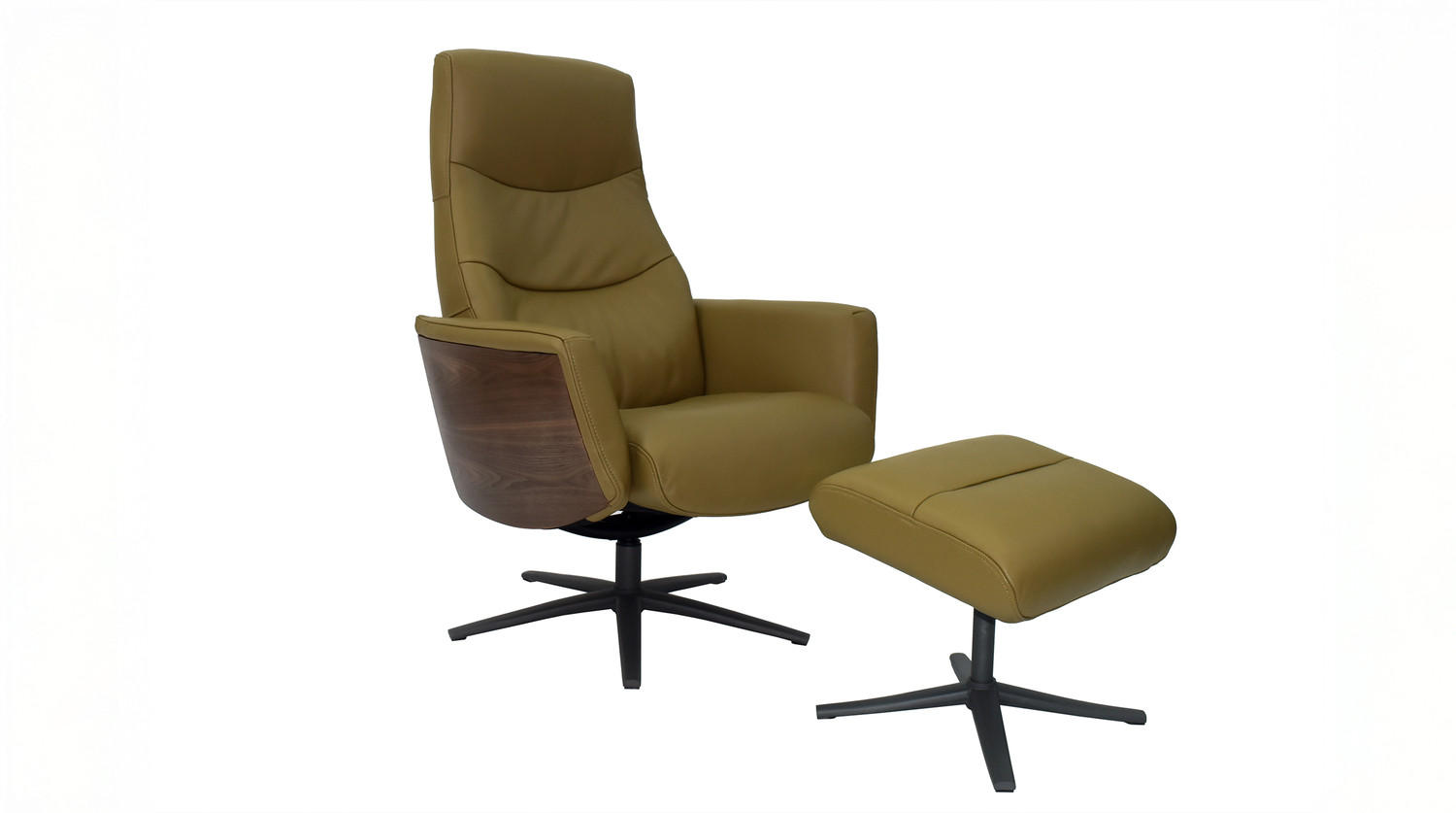 Kawola Relaxsessel Olivgrün 75x108x86 cm