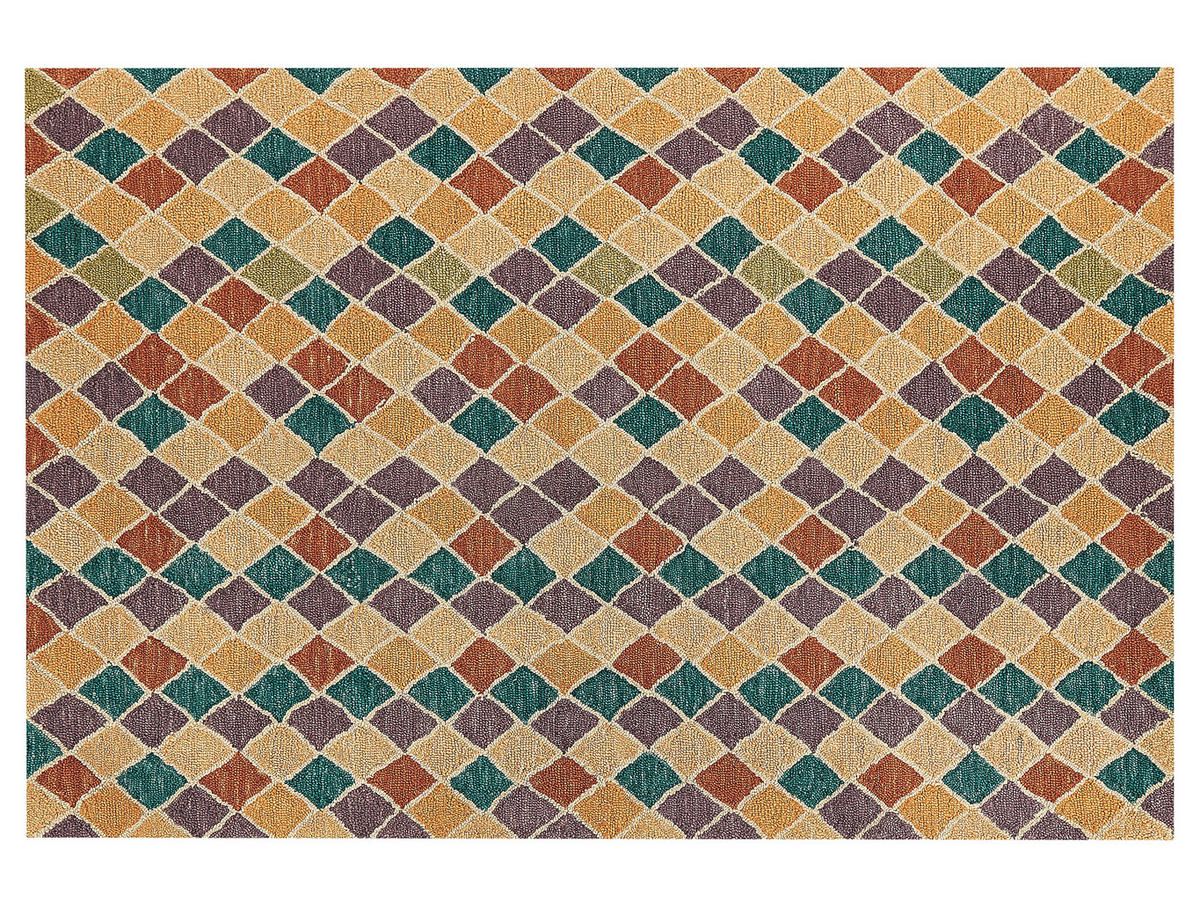 KURZFLOR-TEPPICH Keskin 230/160 cm - Multicolor, Textil (160/230cm) - Beliani