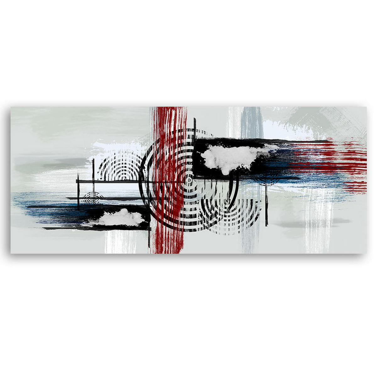 KUNSTDRUCK Grau 150/50 cm - Grau, Textil (150/50cm) - KUNSTLOFT