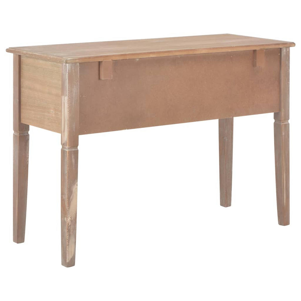 SCHREIBTISCH Braun 109,5/45/77,5 Cm Holz - Braun, Holz (109.5/45/77.5cm) - vidaXL