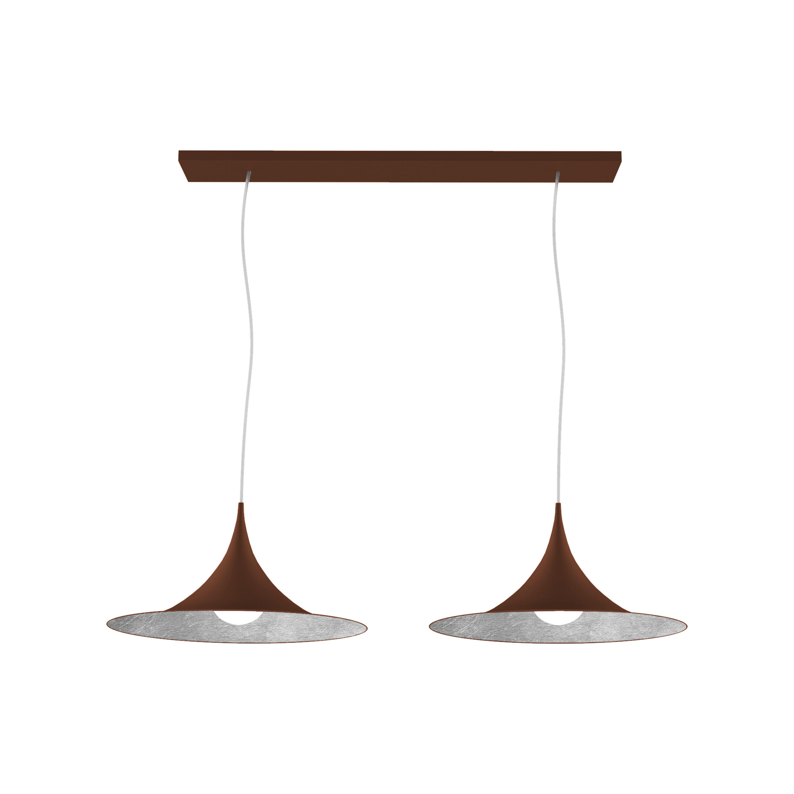 HÄNGELEUCHTE - Braun, Metall (33/70/16cm) - Lumicom