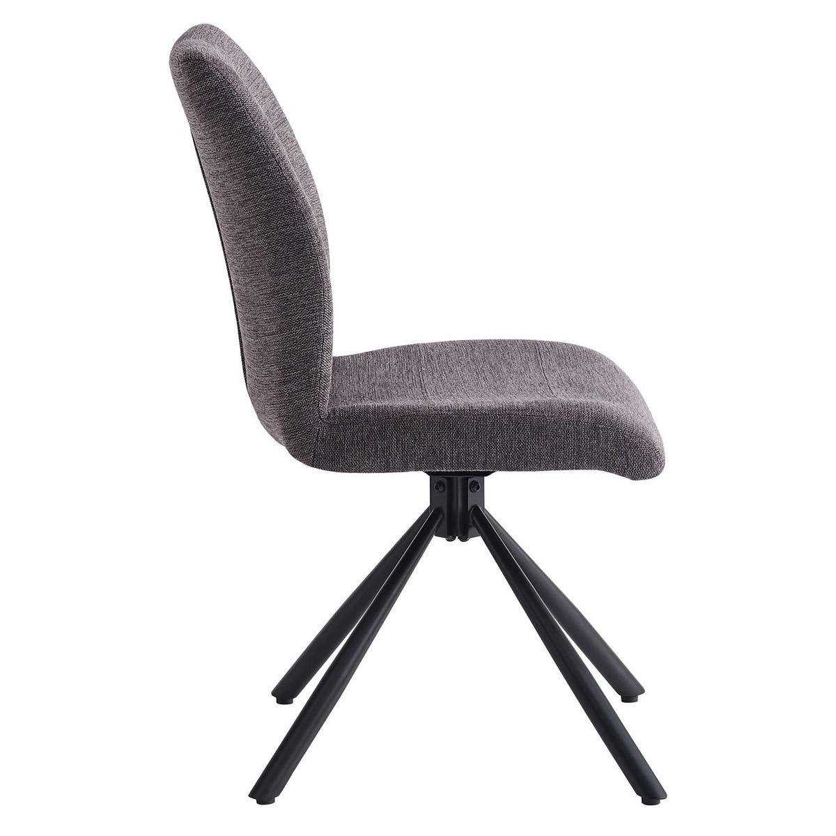 ESSZIMMERSTUHL TAURAUS 2ER-SET - Braun, Textil (48/91/61cm) - IDIMEX