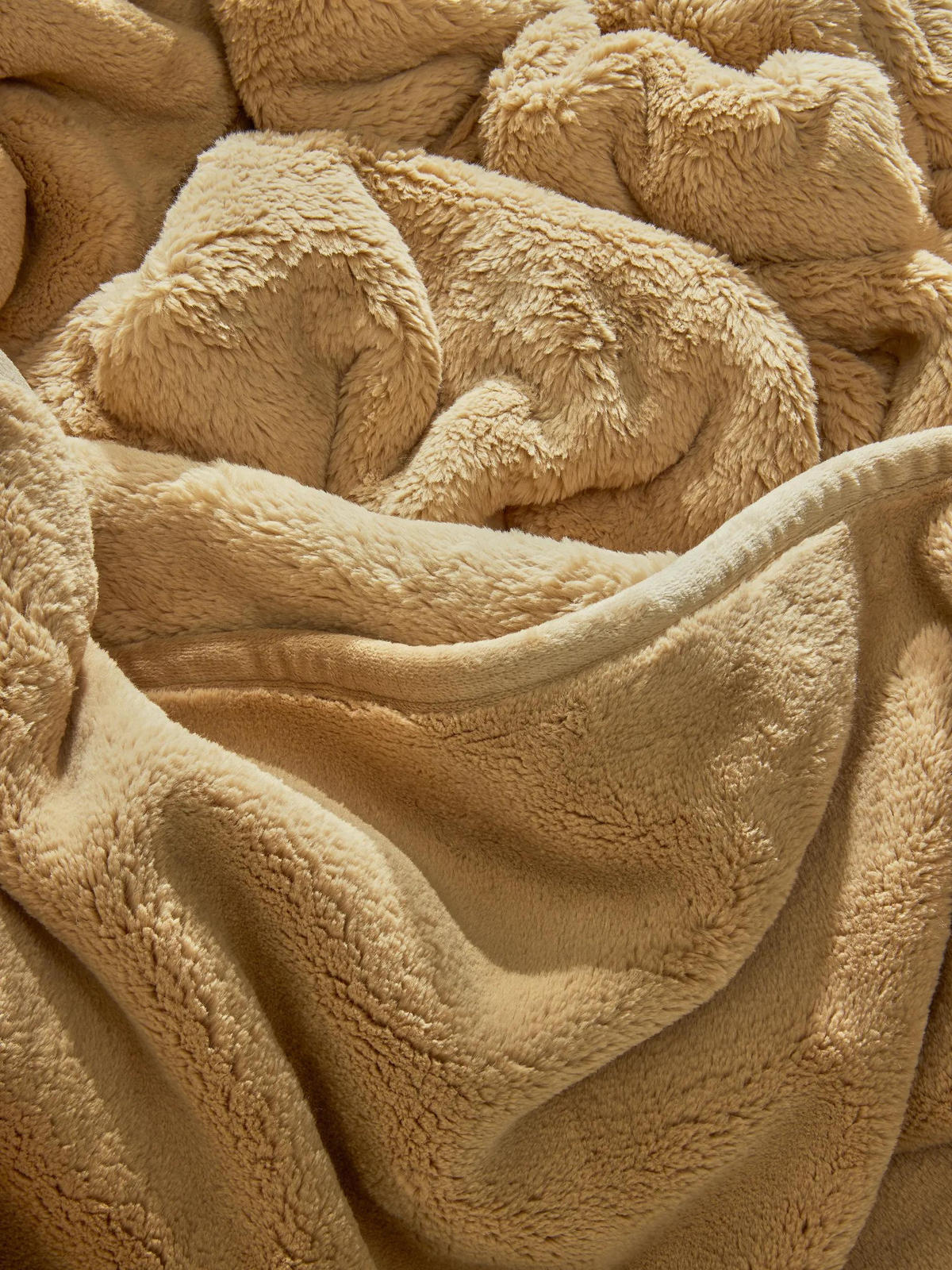 DECKE Cosi Beige 200/220 cm - Beige, Textil (200/220cm) - benuta