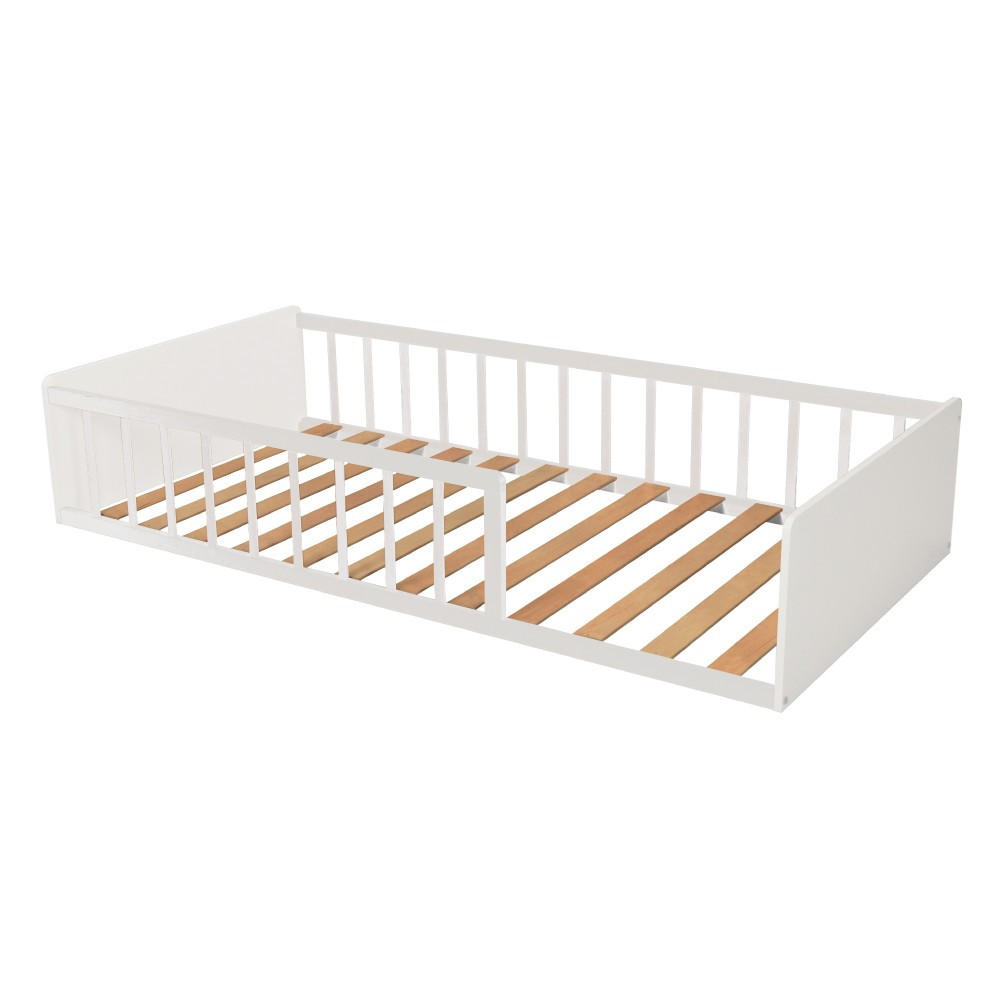 BETT PILOU mit Lattenrost/ Kinderbett 90x190 - Weiß - Weiß, Holz (90/190cm) - Weber Industries