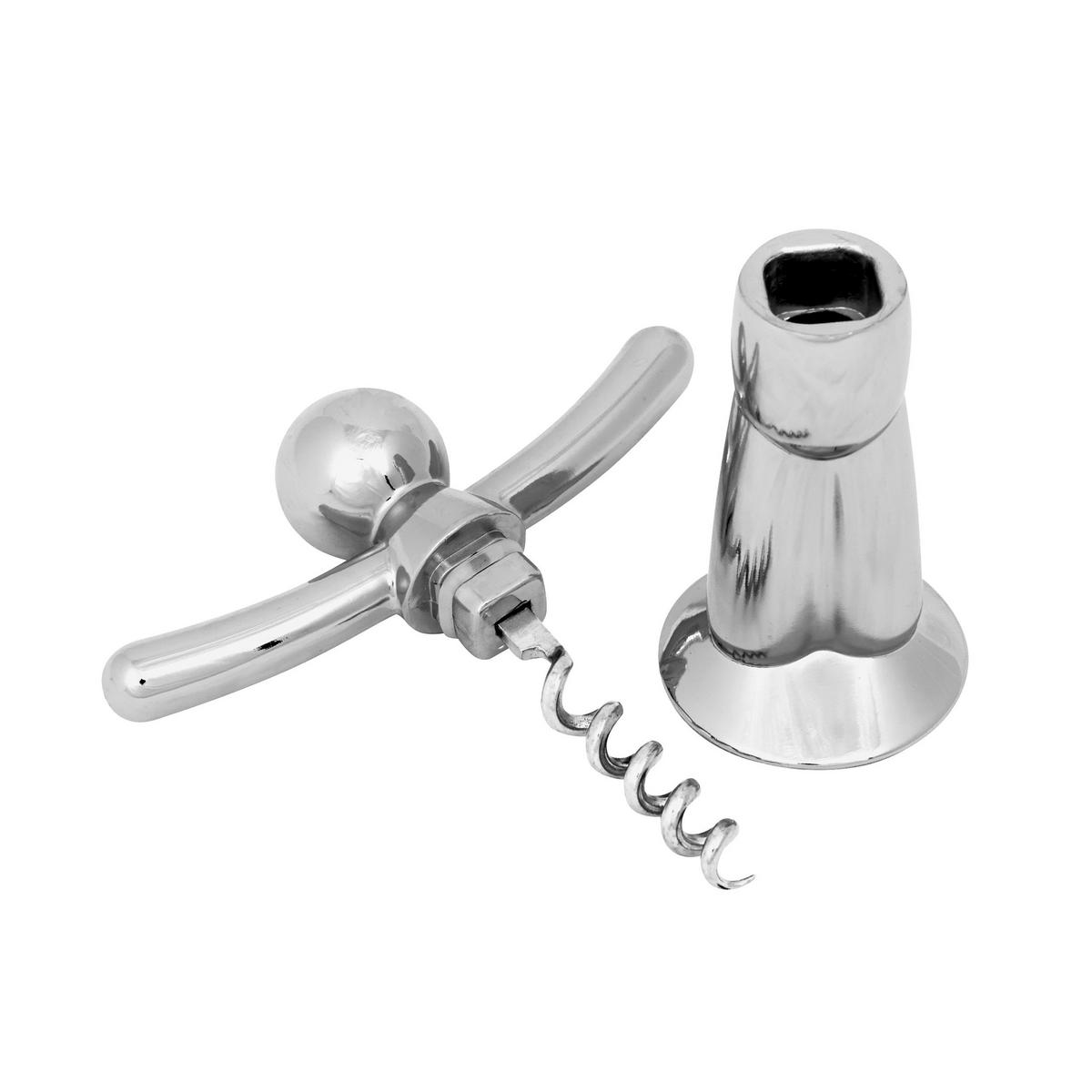 KORKENZIEHER Buddy, Silber - Silberfarben, Kunststoff (11.18cm) - Umbra