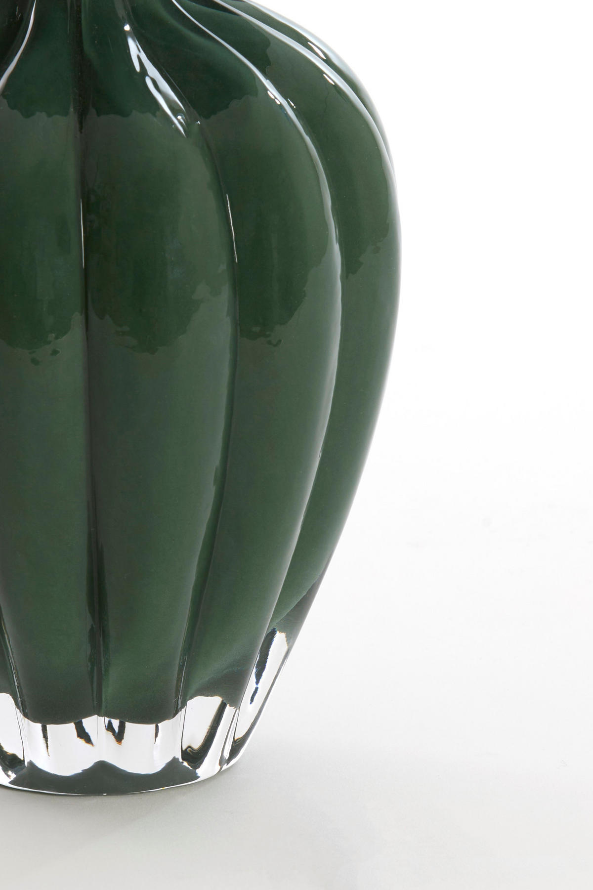 VASE Zofio Grün Ø16,5/24,5 cm - Grün, Glas (16.5/24.5cm) - Light & Living