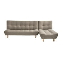 SCHLAFSOFA - 4 Personen - Stoff - Taupe - - Taupe, Textil (84/87/165cm) - Vente-Unique