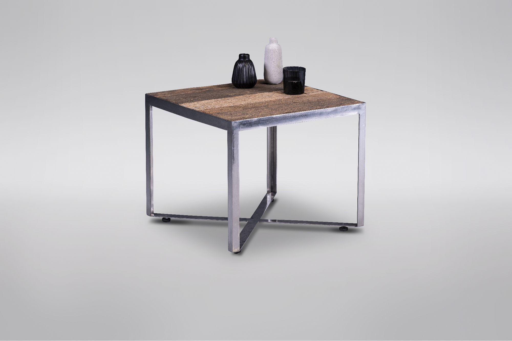 Thumbnail - M2 Kollektion Couchtisch, Silber, Metall, 40x14x50 cm, Wohnzimmer, Wohnzimmertische, Couchtische