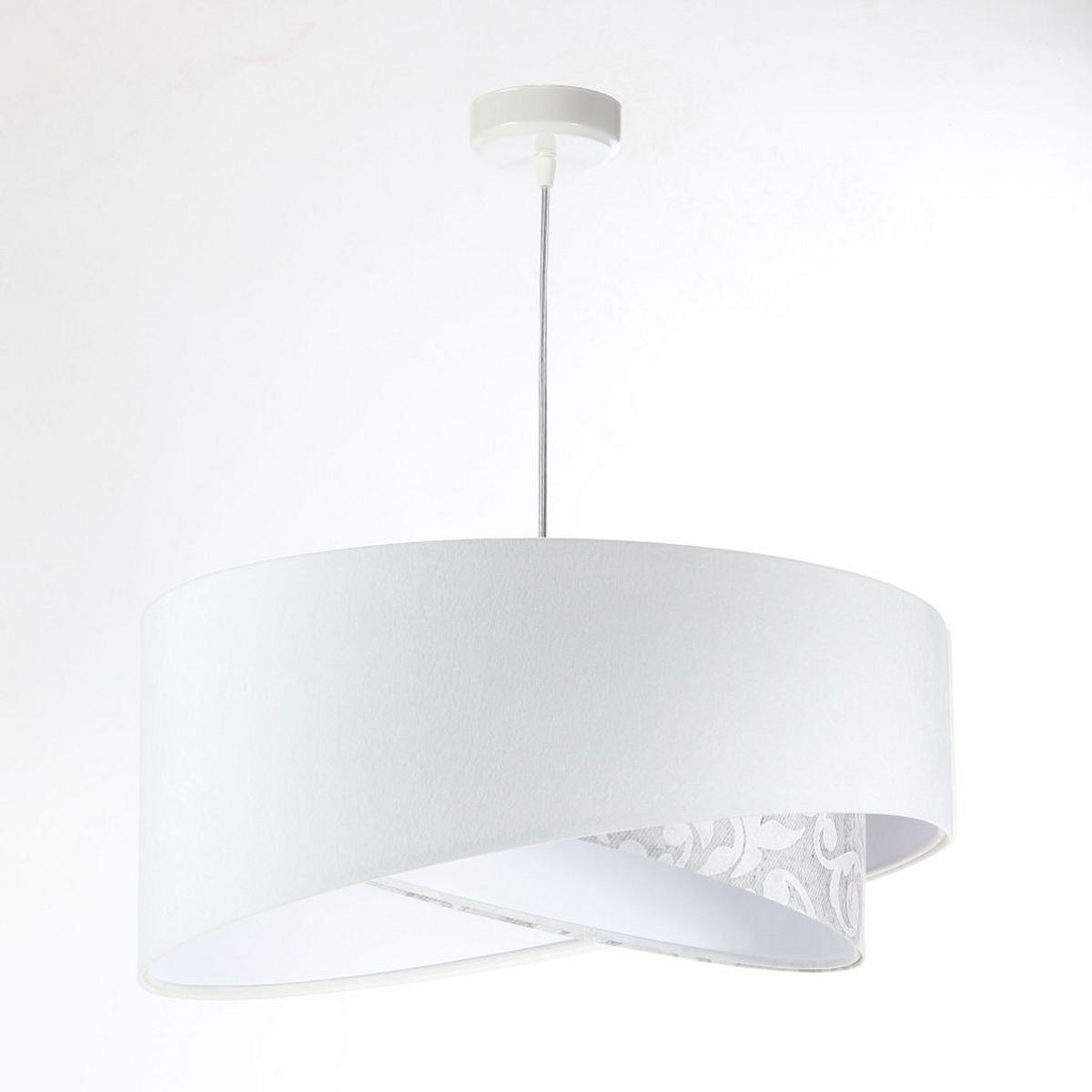 HÄNGELEUCHTE Grau 50/23 cm - Grau, Kunststoff (50/1.3/23cm) - ONZENO