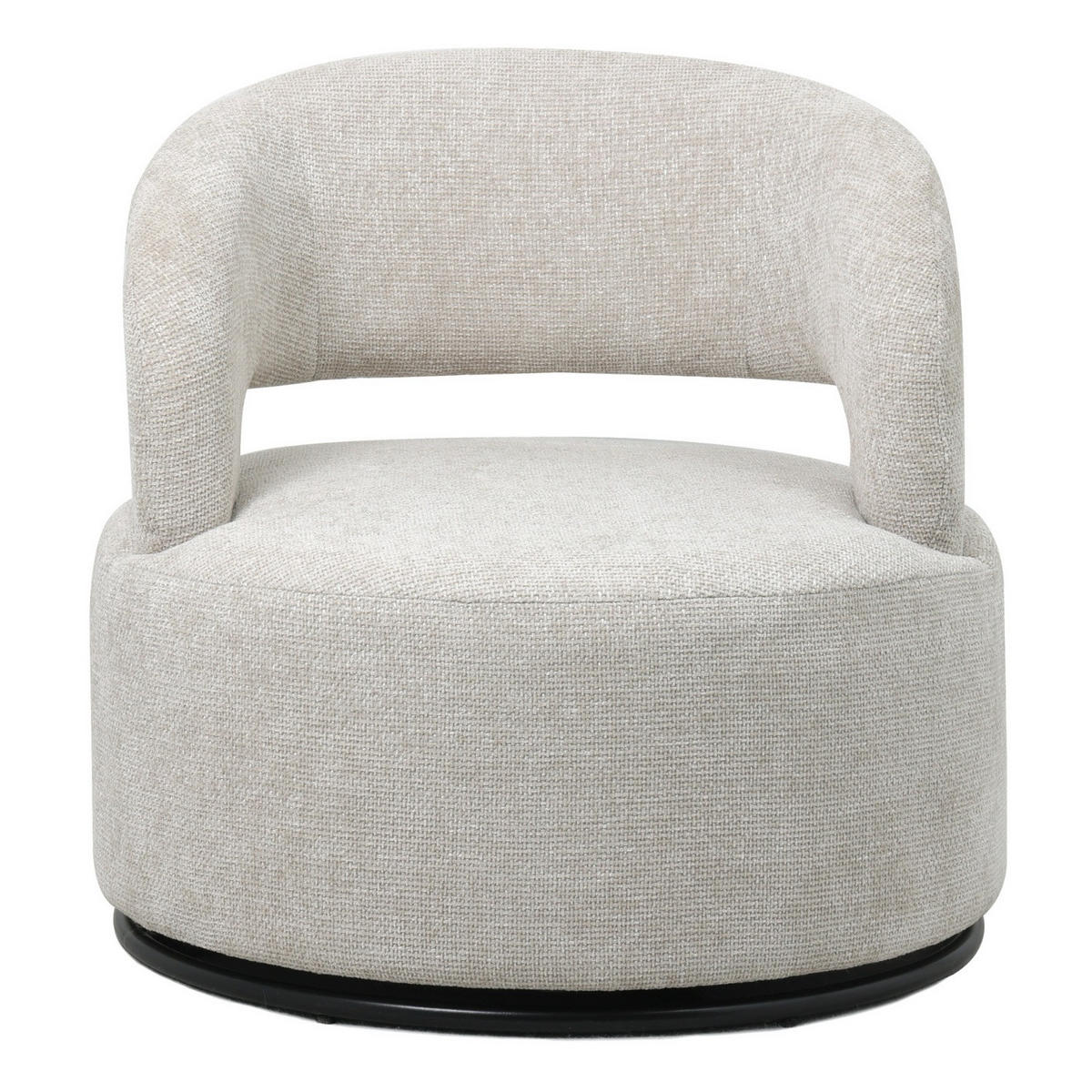 SESSEL drehbar aus Stoff, beige - Beige, Textil (79/77/79cm) - Giga Meubel