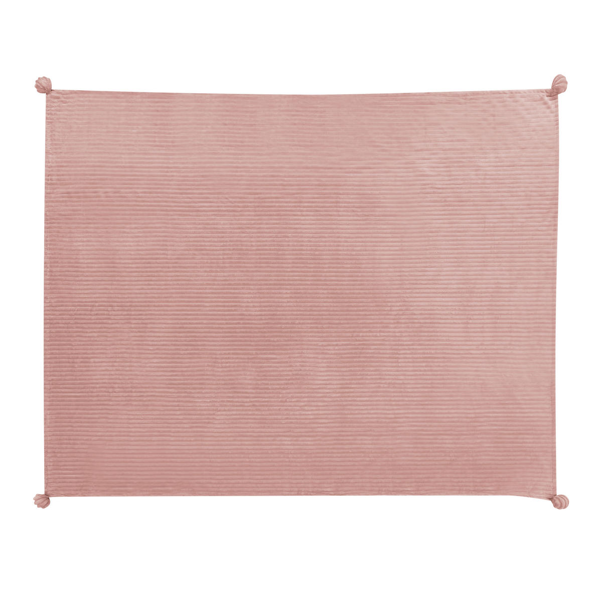 DECKE Rosa Kaweri 150/200 cm - Pink, Textil (150/200cm) - Beliani