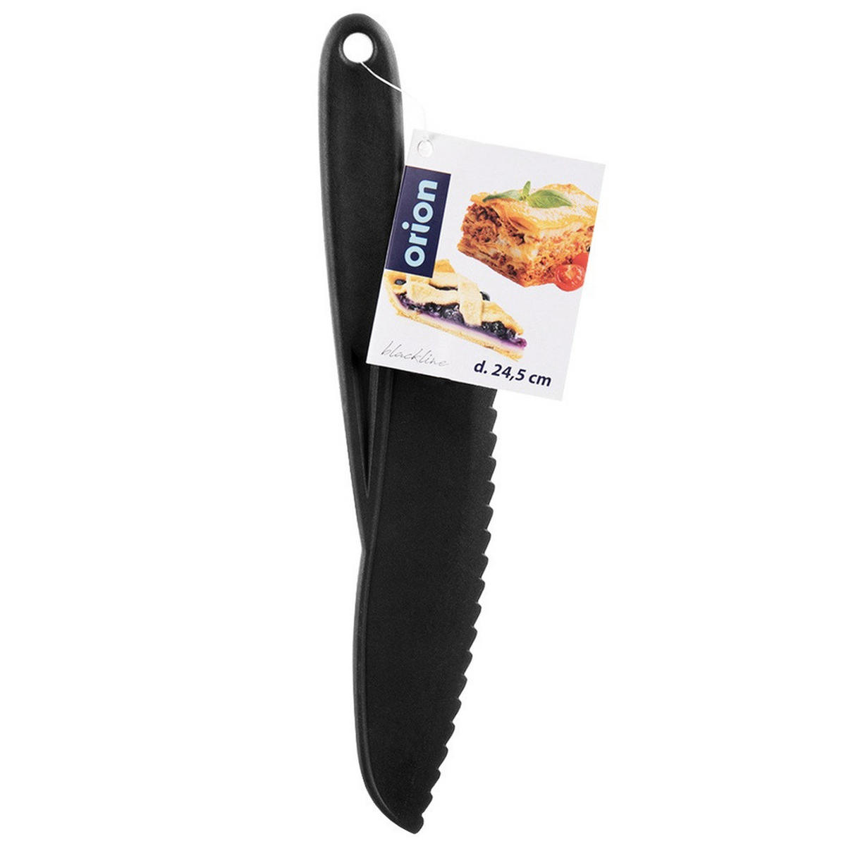 KUCHENMESSER BLACKLINE Schwarz - Schwarz, Kunststoff (24.5cm) - Orion 