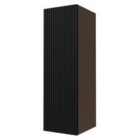 KÜCHENHÄNGESCHRANK Lamello W4/30 Schwarz Matt / Lava 30 / 32,5 / 96cm - Dunkelgrau/Schwarz, Holz/Holzwerkstoff (30/96/32.5cm) - Feldmann-Wohnen