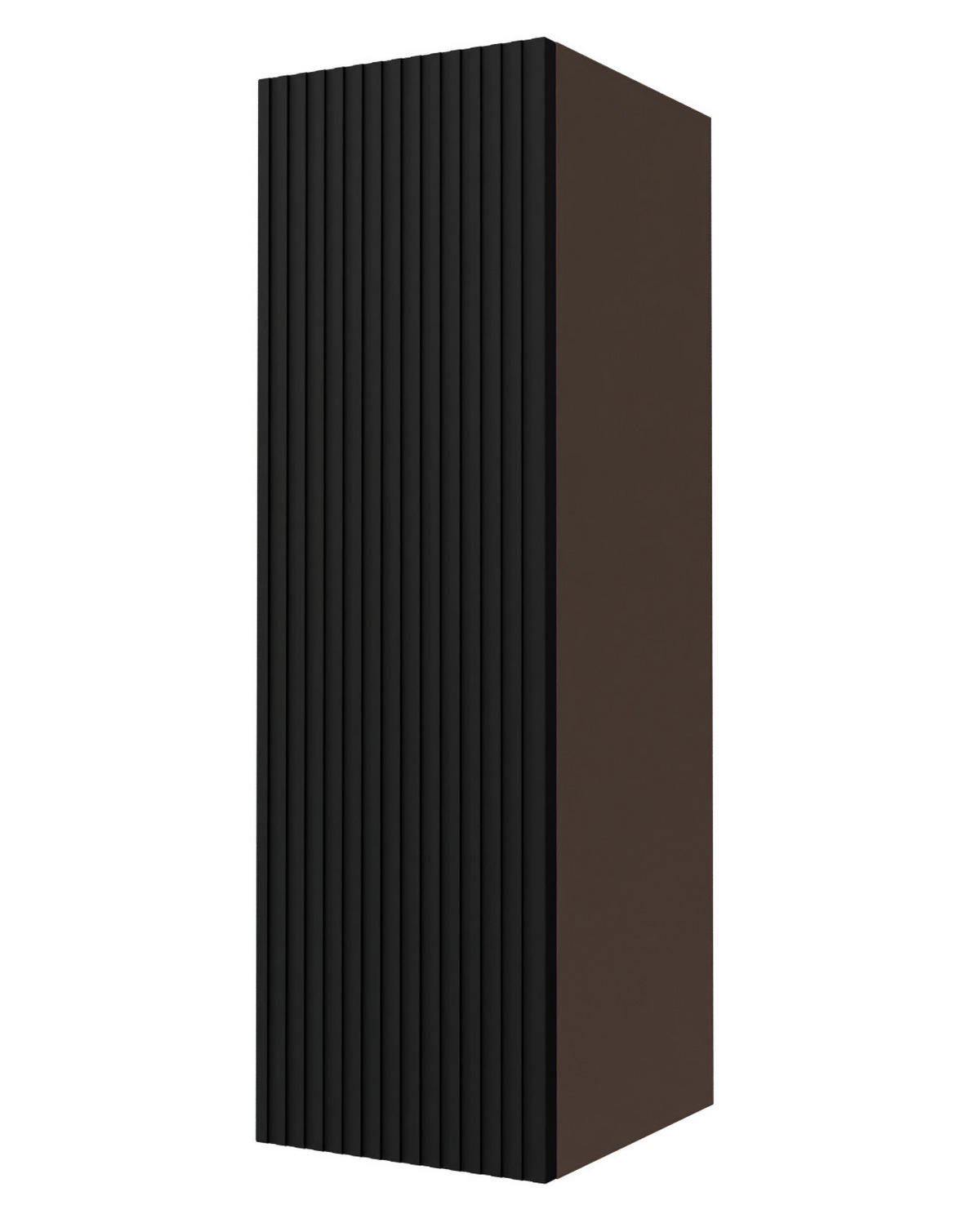 KÜCHENHÄNGESCHRANK Lamello W4/30 Schwarz Matt / Lava 30 / 32,5 / 96cm - Dunkelgrau/Schwarz, Holz/Holzwerkstoff (30/96/32.5cm) - Feldmann-Wohnen