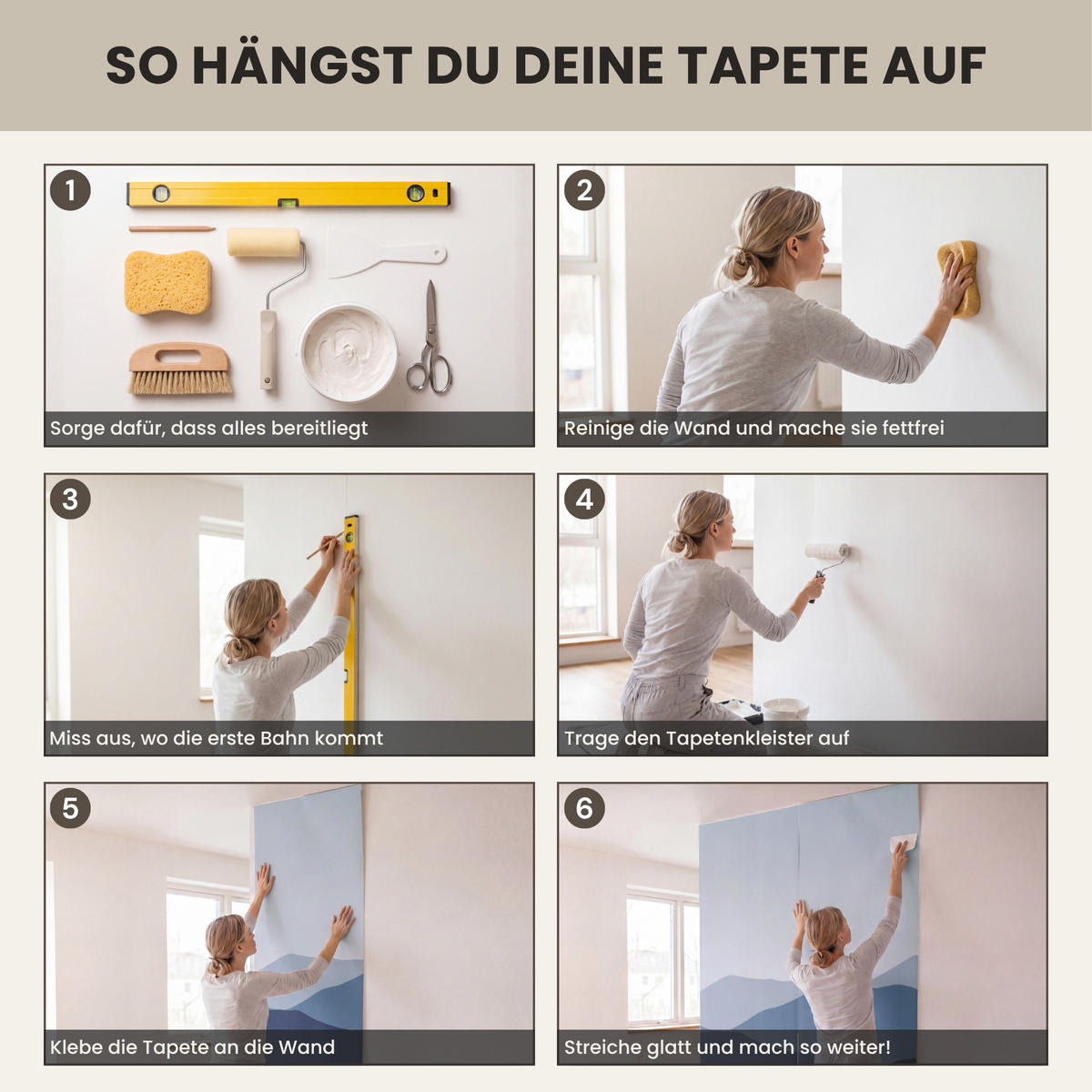 KINDERTAPETE - Auto - See - Berge - Blau - 450x240 cm - Blaugrau, Papier (450/240cm) - OnlyWow