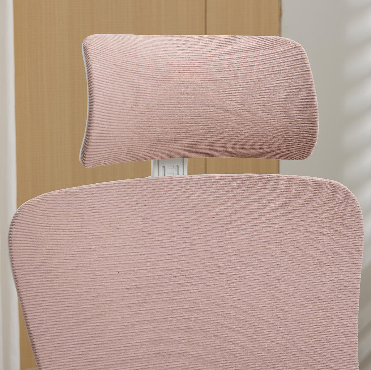 BÜROSTUHL in Pink 65x58x108 cm mit Netzrücken, höhenverstellbarem Sitz und klappbaren Armlehnen - Pink, Textil (58/108/65cm) - IVMEU