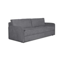 SOFA Ruby Mit Schlaffunktion - Grau, Holzwerkstoff/Textil (206/90/91cm) - Fun Möbel