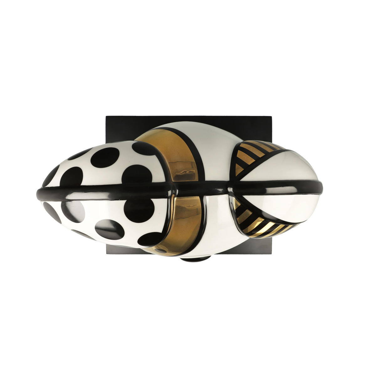 DEKOFIGUR Romero Britto - Golden Ginger, Porzellan, Gold, Limited Edition, 30 cm - Goldfarben, Keramik (21/30/28.5cm) - Goebel