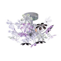 WANDLEUCHTE FLOWER - Grau - 38/38/22 cm - Grau, Metall (38/22/38cm) - Trio Leuchten