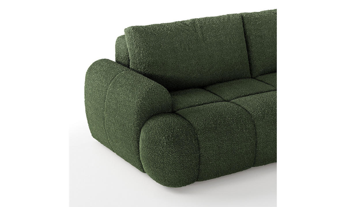 SCHLAFSOFA CORAL 250/100/85 cm mit Bettkasten Stoff Coral 20 - Türkis, Textil (250/85/100cm) - Lookway