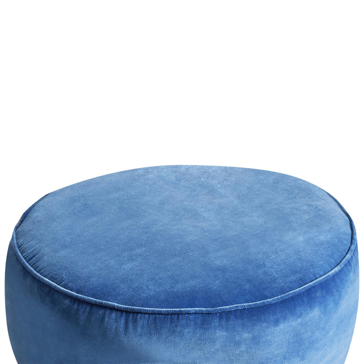 POUF Marineblau Yulle - Blau, Textil (60/25/60cm) - Beliani