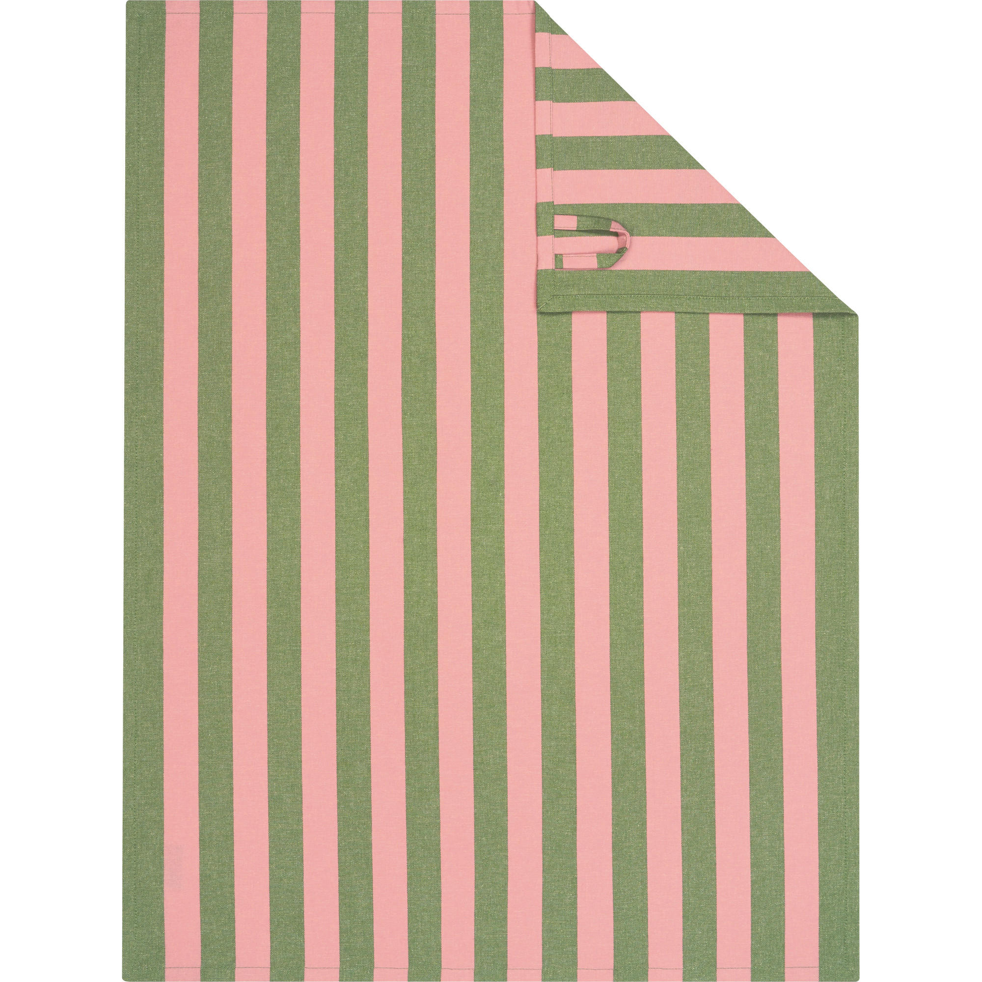 GESCHIRRTÜCHER PRINTS & STRIPES STREIFEN 546 OLIV/ROSA - 24 - Rosa, Textil (50/70cm) - Cawö