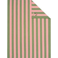 GESCHIRRTÜCHER PRINTS & STRIPES STREIFEN 546 OLIV/ROSA - 24 - Rosa, Textil (50/70cm) - Cawö