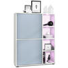 HIGHBOARD Cuba Türen in Denim matt - Pastellblau, Holzwerkstoff (79/105.5/35.5cm) - Vladon