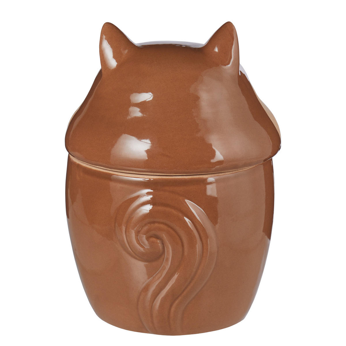 AUFBEWAHRUNGSDOSE Hazel Eichhörnchen - Braun, Keramik (13/19/14cm) - Butlers