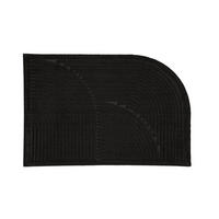 FLURTEPPICH VALENTINO Schwarz 60x90x1 cm - Schwarz, Textil (60/90cm) - FURNLUX