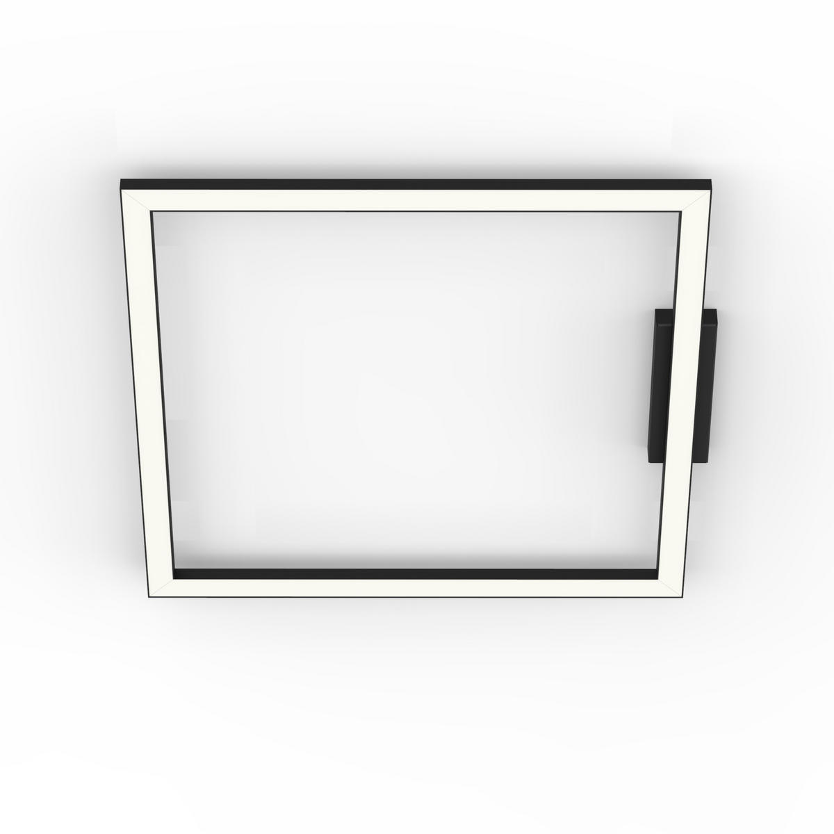 LED-DECKENLEUCHTE - Schwarz, Metall (60/60/100cm) - Lumicom