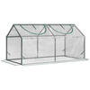 FOLIENGEWÄCHSHAUS, Transparent, PVC, Stahl - Transparent, Kunststoff (60/60/120cm) - Outsunny