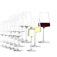 WEISSWEINGLAS Power Set 18tlg. Rotweinglas++Champanger - Transparent, Glas (0.22L) - Stölzle