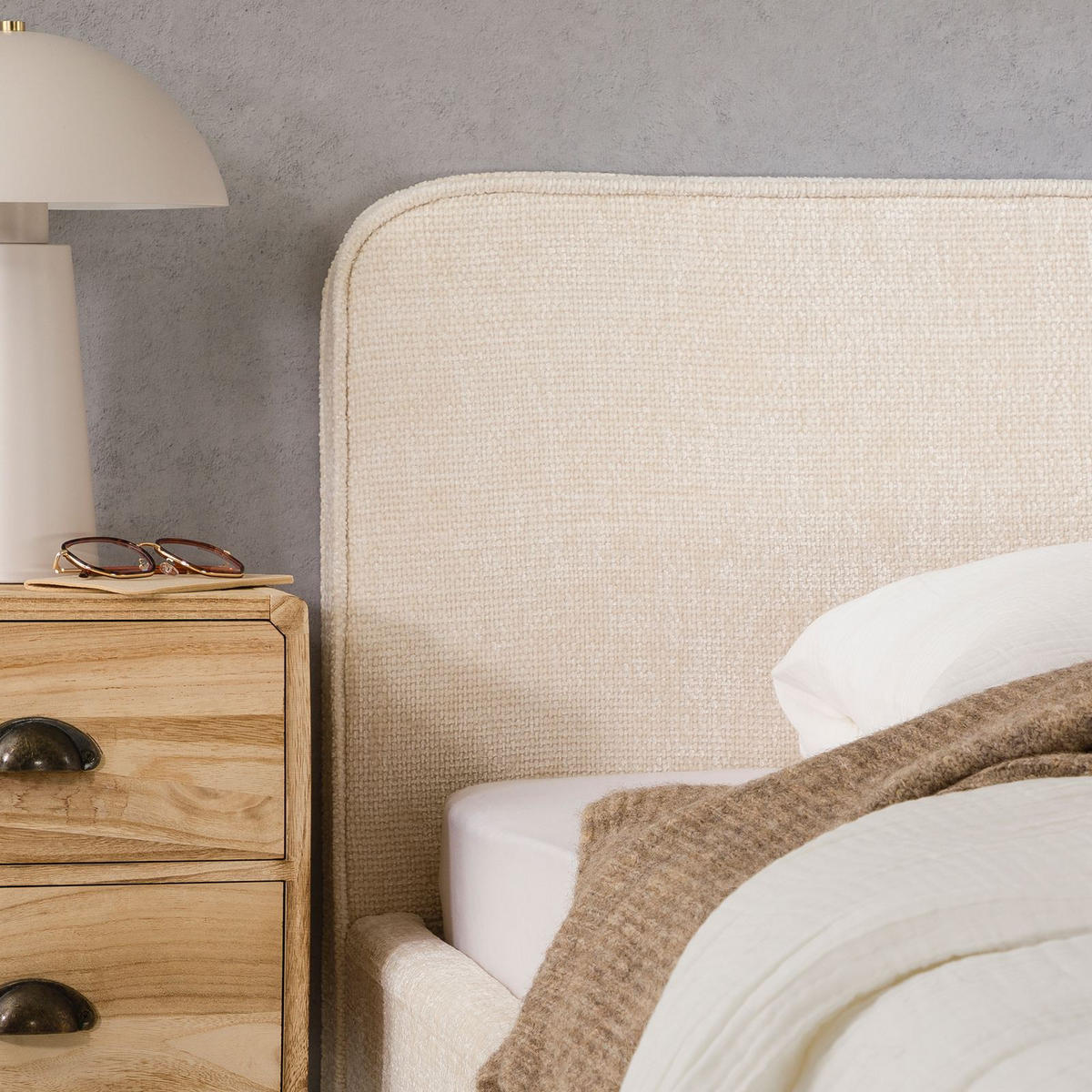 POLSTERBETT VIRETTA 90X200 CM - Weiß, Textil (90/200cm) - IDIMEX