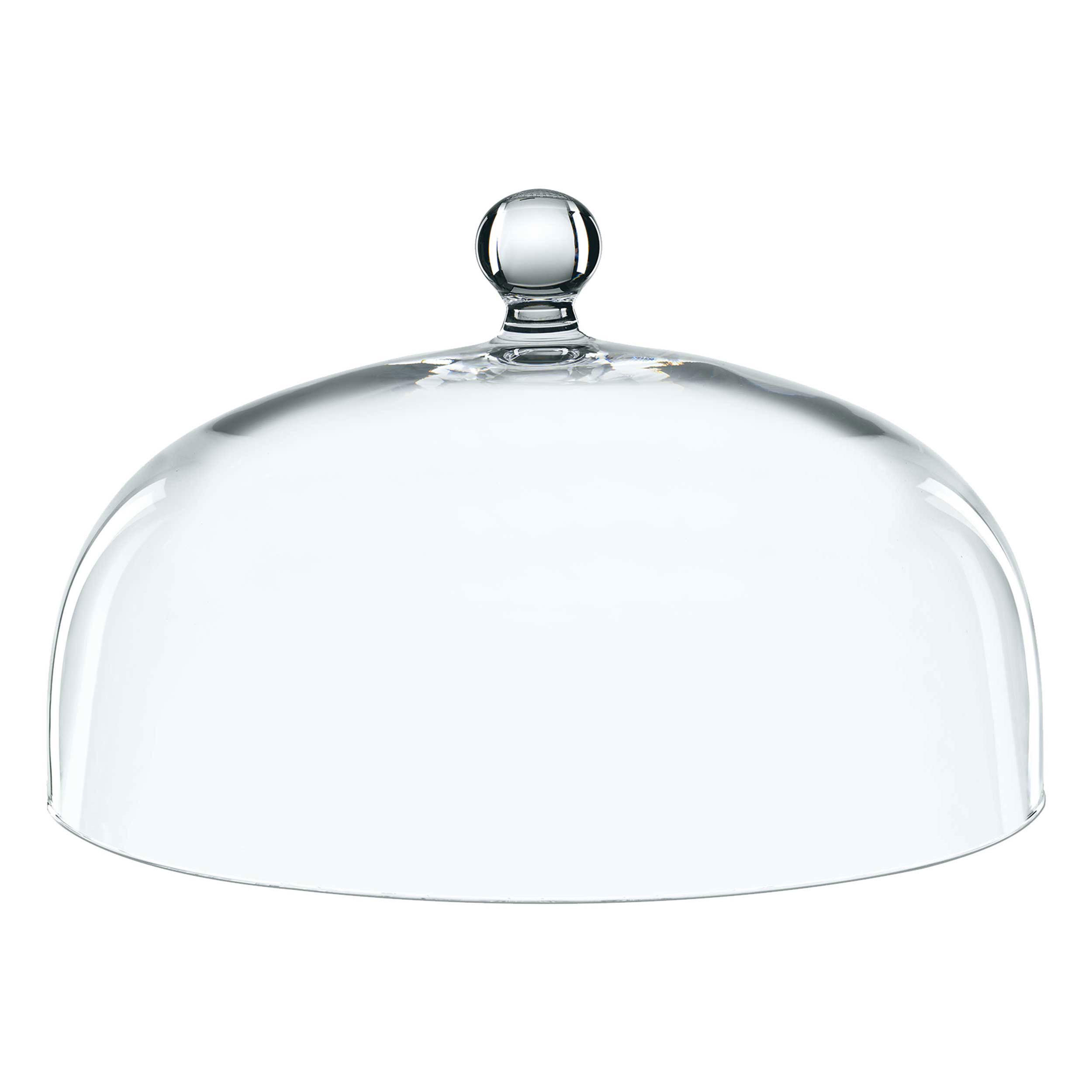 HAUBE FÜR TORTENPLATTE Bossa Nova, Kristallglas, 30 cm - Transparent, Glas (30.2/18.5/30.2cm) - Nachtmann