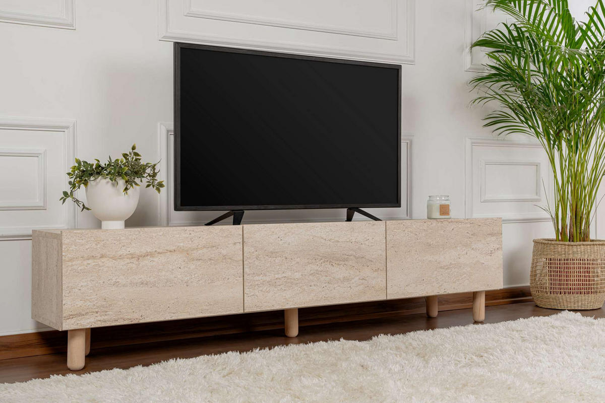 TV-MÖBEL alvin beige - Beige, Holz (31/42/180cm) - Habitat Garten