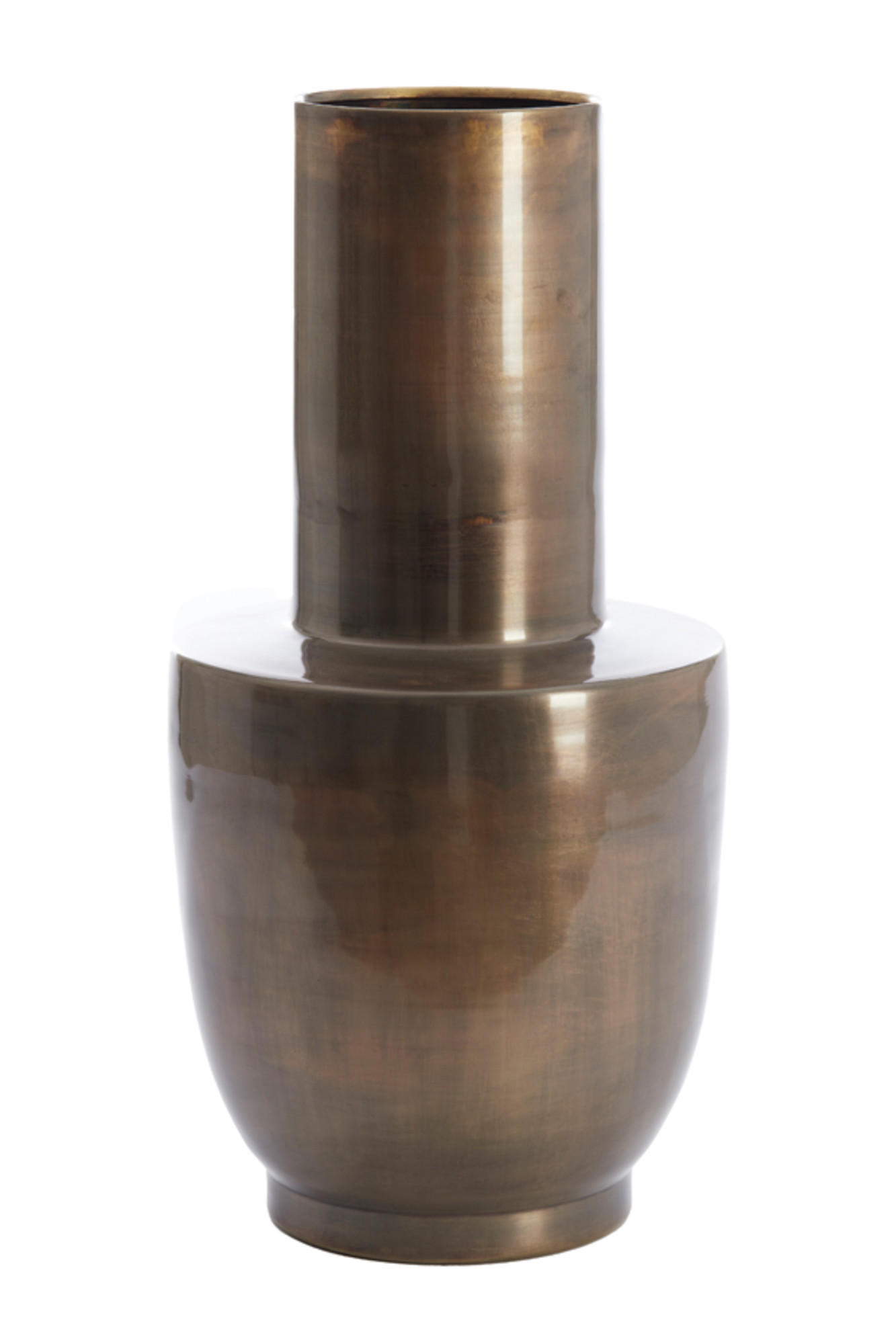 VASE Datuh Bronze Ø29/55 cm - Bronzefarben, Metall (55cm) - Light & Living