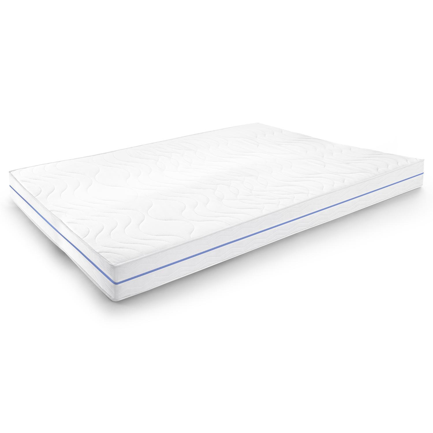 KALTSCHAUMMATRATZE Premium 120x200 cm - Weiß, Textil (120/200cm) - Supportho