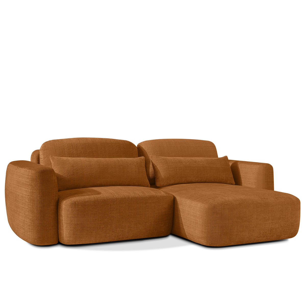 SITZGARNITUR ELOSA - Rot, Holz/Textil (245/85/165cm) - KONSIMO®
