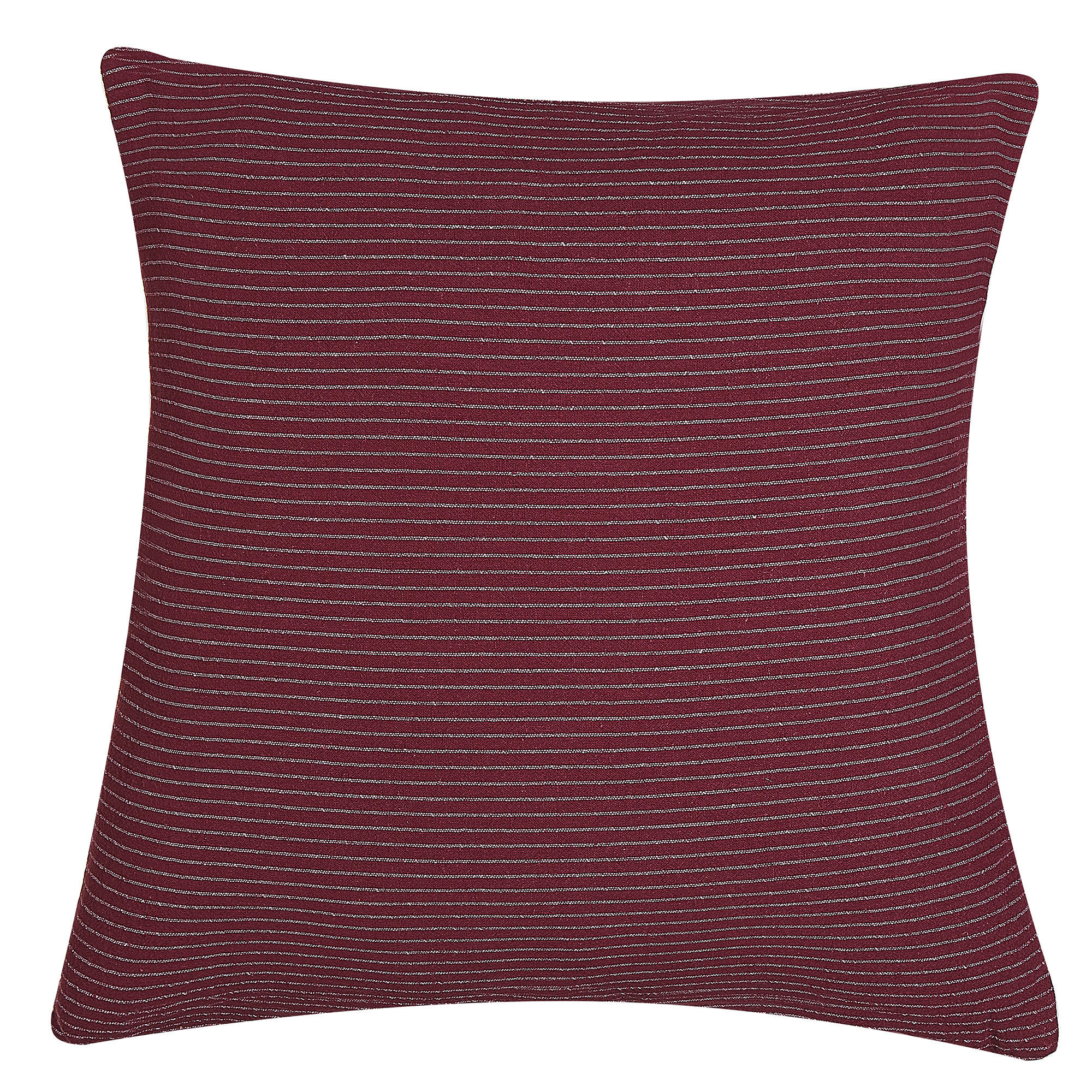 DEKOKISSEN Rot 45/45 cm Campanula - Rot, Textil (45/45cm) - Beliani