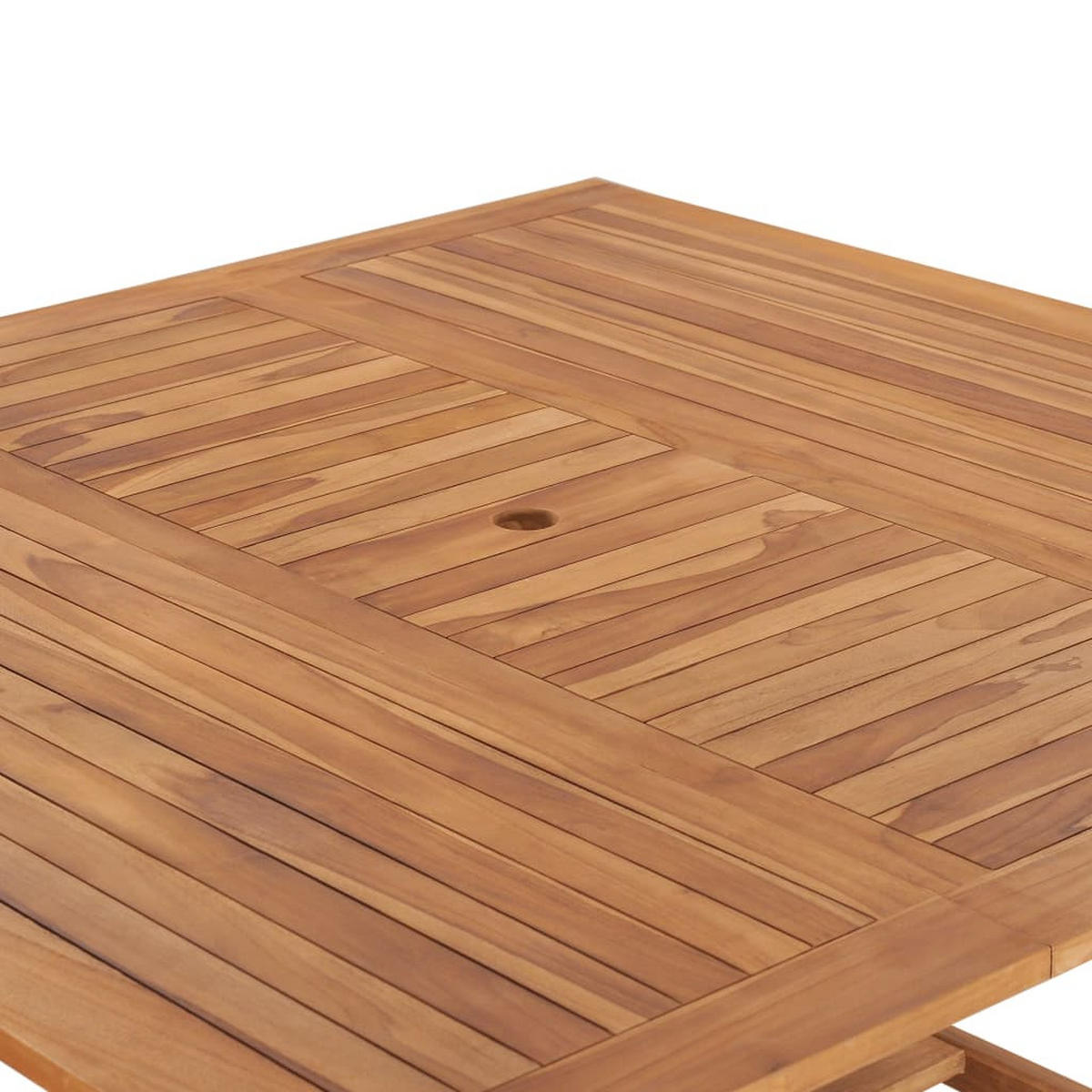 GARTENTISCH 150/150/76 Cm Massivholz Teak - Braun, Holz (150/150/76cm) - vidaXL