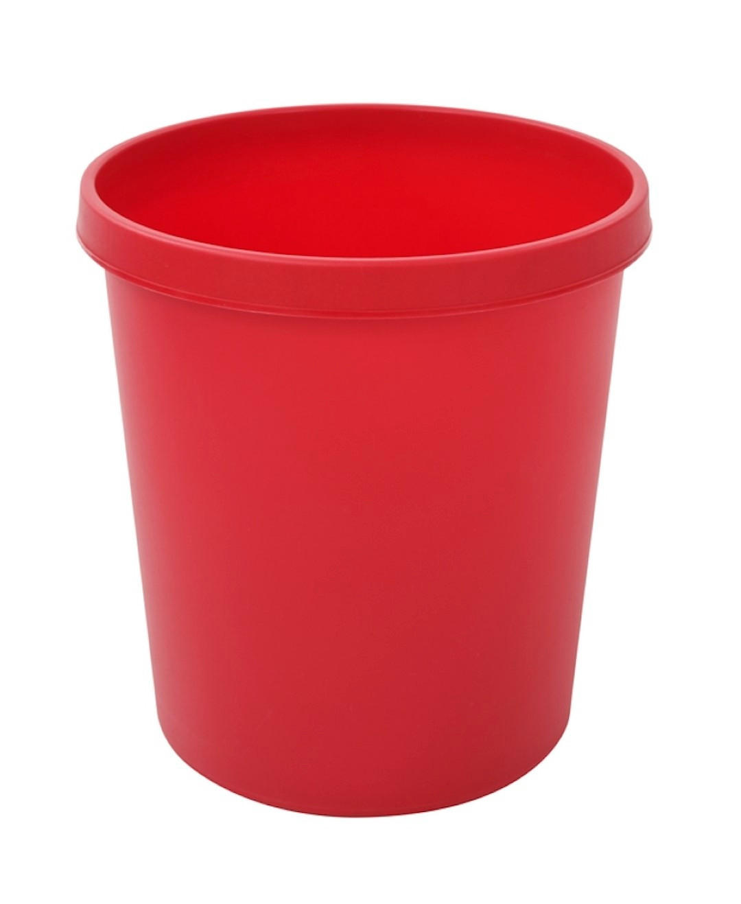 PAPIERKORB Kunststoff 18 Liter 32x31x31 cm Rot - Rot, Metall (31/32/31cm) - PROREGAL