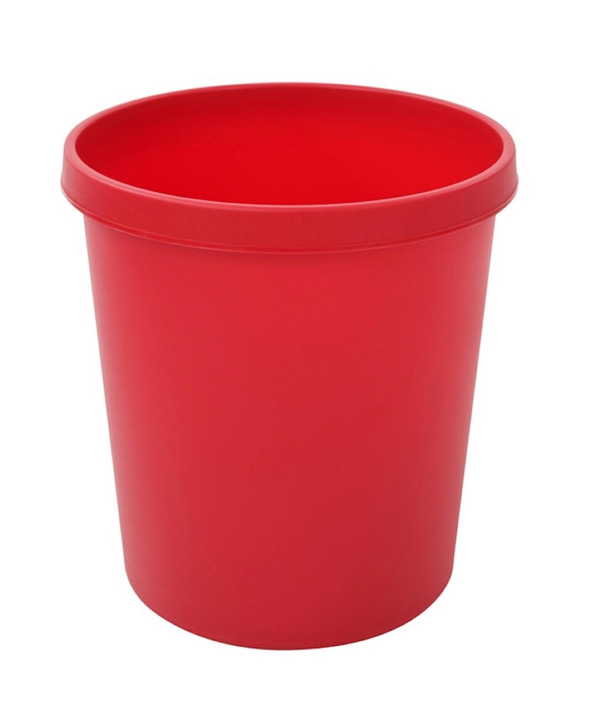 PAPIERKORB Kunststoff 18 Liter 32x31x31 cm Rot - Rot, Metall (31/32/31cm) - PROREGAL
