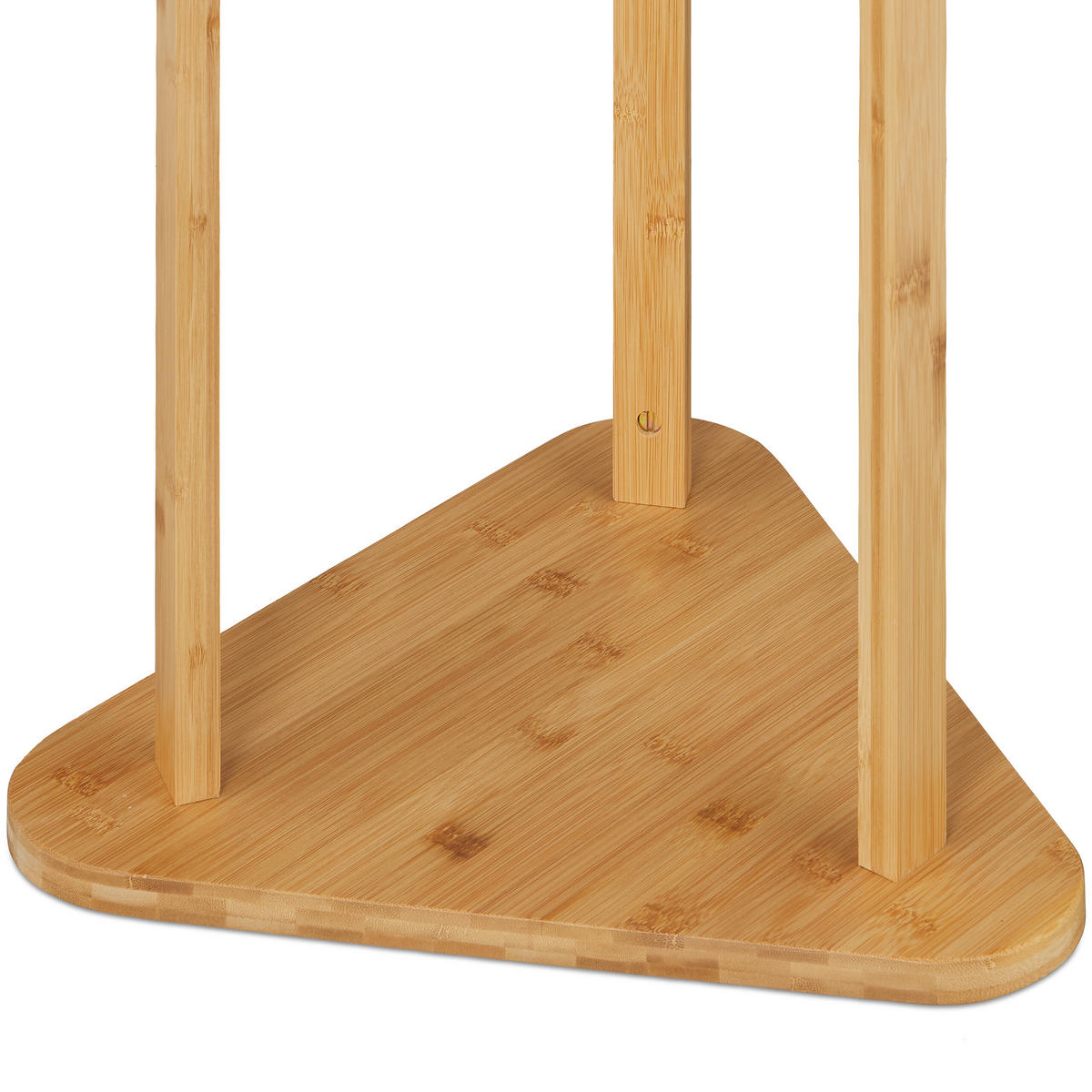 GARDEROBENSTÄNDER - Hellbraun, Holz (47/168.5/47cm) - Relaxdays